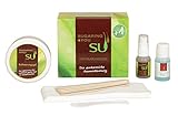 Sugaring4You +1 Zuckerpaste zur Haarentfernung - Variante besonders geeignet für Intim & Achsel Enthaarung - Beauty-Sugar-Set inkl. Silverspray, Cleanser & Zubehör (Zuckerpaste Soft 250g)